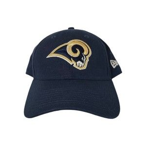 New Era Los Angeles Rams 9Forty The League Adjustable Strap Hat 2016 Blue Gold